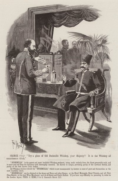 Advertisement, Bushmills Whiskey by Frederick Pegram